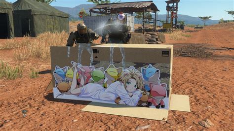 anime girl box metal gear|Only in MGSV can you use an anime girl poster on a .